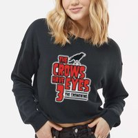 The Crows Have Eyes 3 The Crowening Cropped Pullover Crew