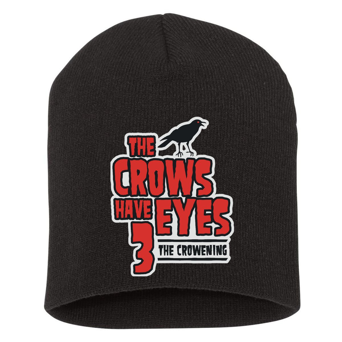 The Crows Have Eyes 3 The Crowening Short Acrylic Beanie