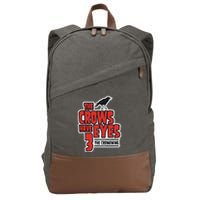 The Crows Have Eyes 3 The Crowening Cotton Canvas Backpack