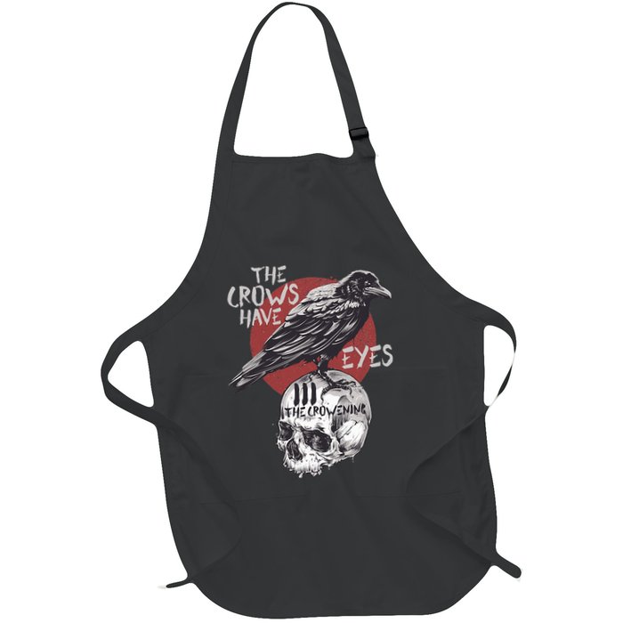 The Crows Have Eyes Iii Full-Length Apron With Pockets