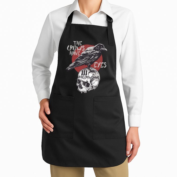The Crows Have Eyes Iii Full-Length Apron With Pockets