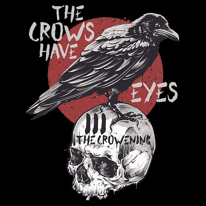 The Crows Have Eyes Iii Full-Length Apron With Pockets