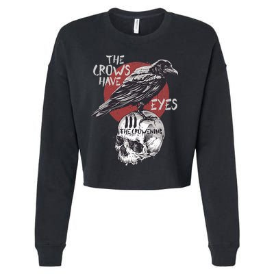 The Crows Have Eyes Iii Cropped Pullover Crew