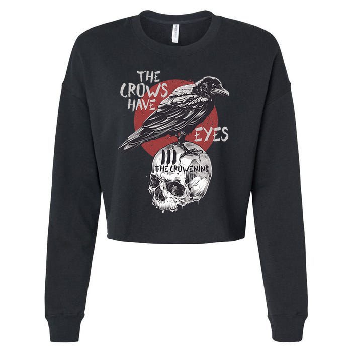 The Crows Have Eyes Iii Cropped Pullover Crew