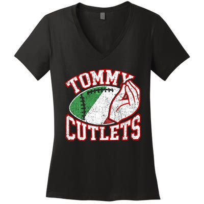 Tommy Cutlets Hand Giant Women's V-Neck T-Shirt