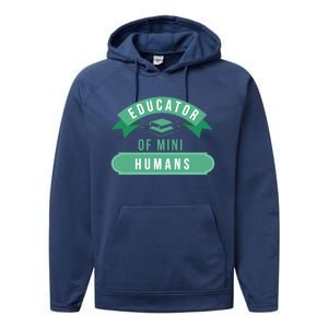 Teacher College High School University Cool Gift Professor Teacher Gift Performance Fleece Hoodie