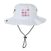 Teach Conversation Hearts School Retro Valentines Day Bucket Hat
