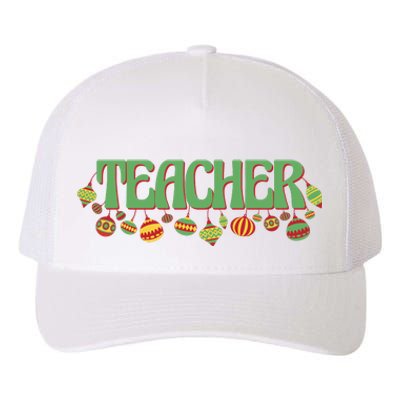 Teacher Christmas Holiday Festive Yupoong Adult 5-Panel Trucker Hat