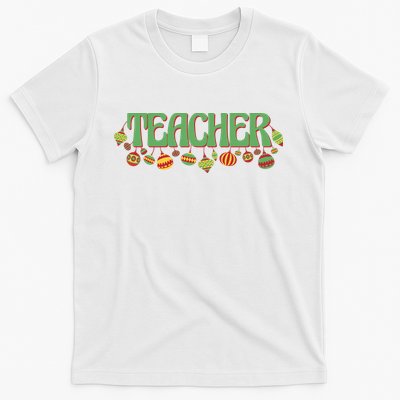 Teacher Christmas Holiday Festive T-Shirt