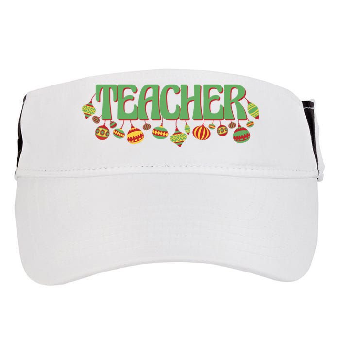 Teacher Christmas Holiday Festive Adult Drive Performance Visor