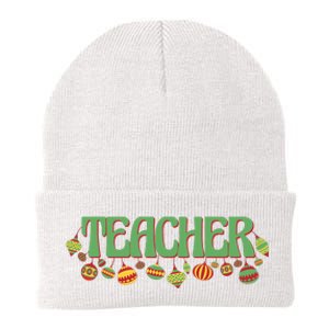 Teacher Christmas Holiday Festive Knit Cap Winter Beanie