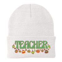 Teacher Christmas Holiday Festive Knit Cap Winter Beanie