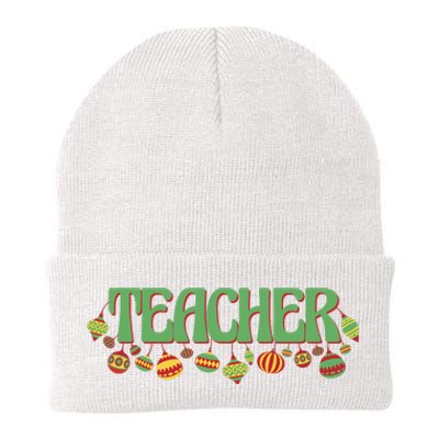 Teacher Christmas Holiday Festive Knit Cap Winter Beanie