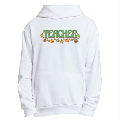 Teacher Christmas Holiday Festive Urban Pullover Hoodie