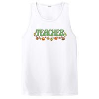 Teacher Christmas Holiday Festive PosiCharge Competitor Tank