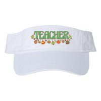 Teacher Christmas Holiday Festive Valucap Bio-Washed Visor