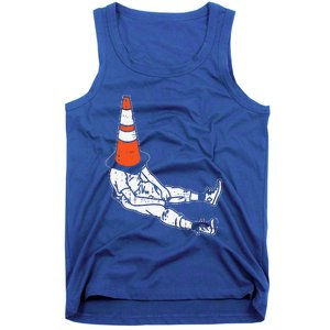 Traffic Cone Halloween Costume Funny Lazy Funny Funny Tank Top