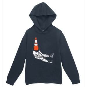 Traffic Cone Halloween Costume Funny Lazy Funny Funny Urban Pullover Hoodie