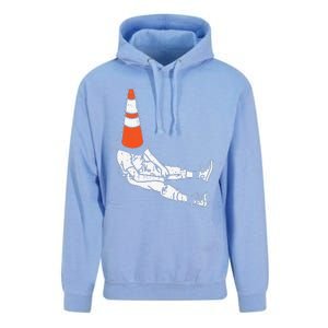 Traffic Cone Halloween Costume Funny Lazy Funny Funny Unisex Surf Hoodie