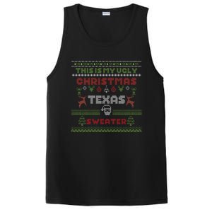 Texas Christmas Holiday Ugly Sweater Style Funny Gag Funny Gift Cute Gift PosiCharge Competitor Tank