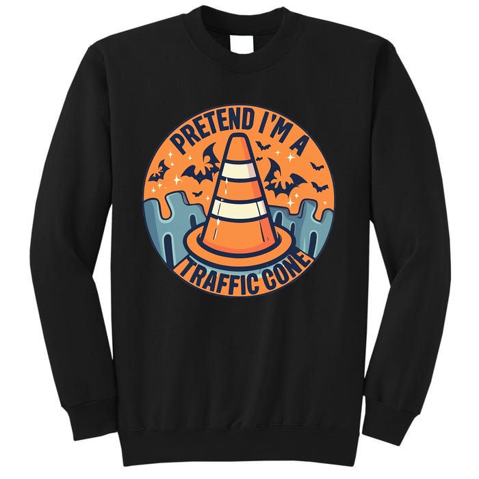 TRAFFIC CONE Halloween Costume Stand Out This Halloween Tall Sweatshirt