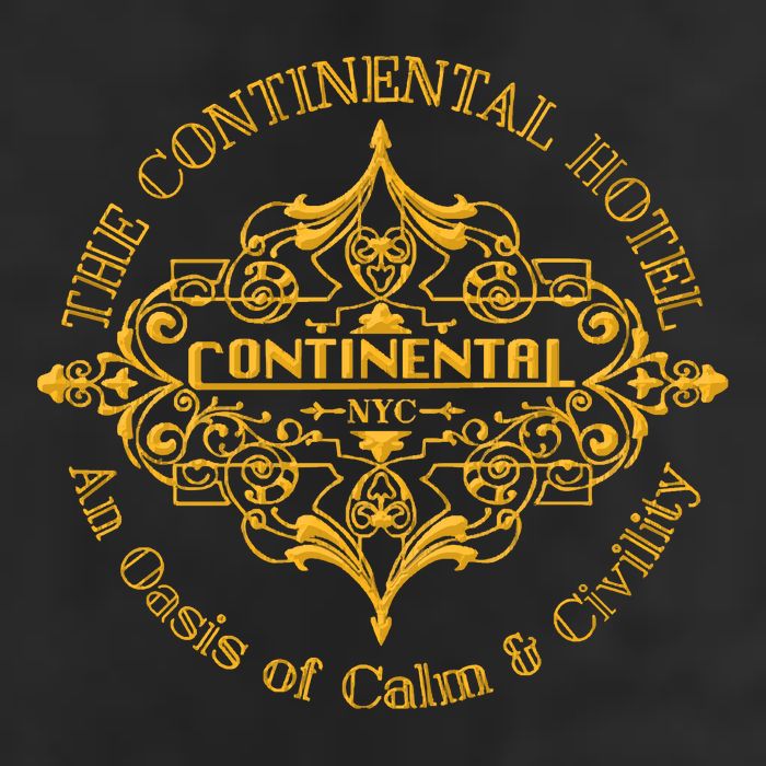 The Continental Hotel 7 Panel Mesh Trucker Snapback Hat