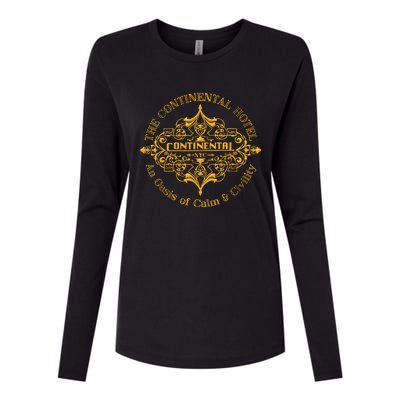 The Continental Hotel Womens Cotton Relaxed Long Sleeve T-Shirt