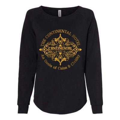 The Continental Hotel Womens California Wash Sweatshirt