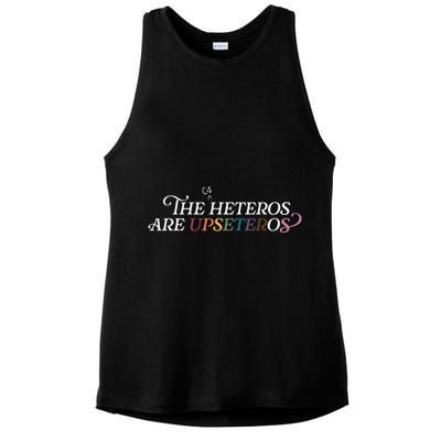 The (Cis) Heteros Are Upseteros Ladies PosiCharge Tri-Blend Wicking Tank