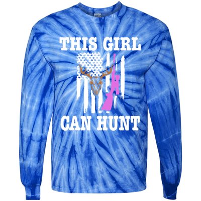 This Can Hunt S Hunt Like A Deer Hunting Gift Tie-Dye Long Sleeve Shirt