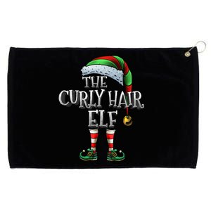 The Curly Hair Elf Matching Family Christmas Curly Hair Elf Meaningful Gift Grommeted Golf Towel