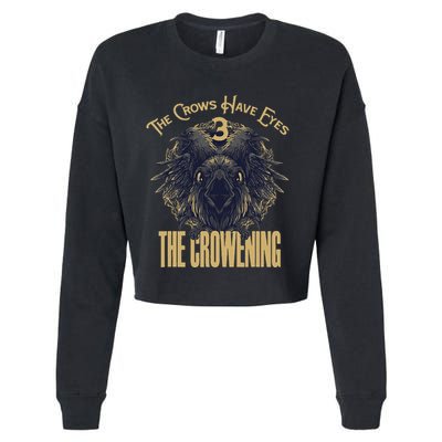 The Crows Have Eyes 3 Cropped Pullover Crew