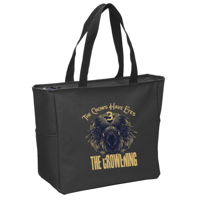 The Crows Have Eyes 3 Zip Tote Bag
