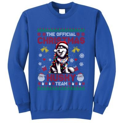 The Christmas Husky Team Ugly Xmas Dog Cool Gift Sweatshirt