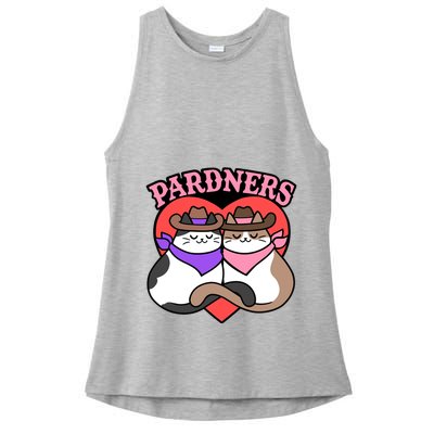 The Cat Hive Pardners Enamel Pin Ladies PosiCharge Tri-Blend Wicking Tank