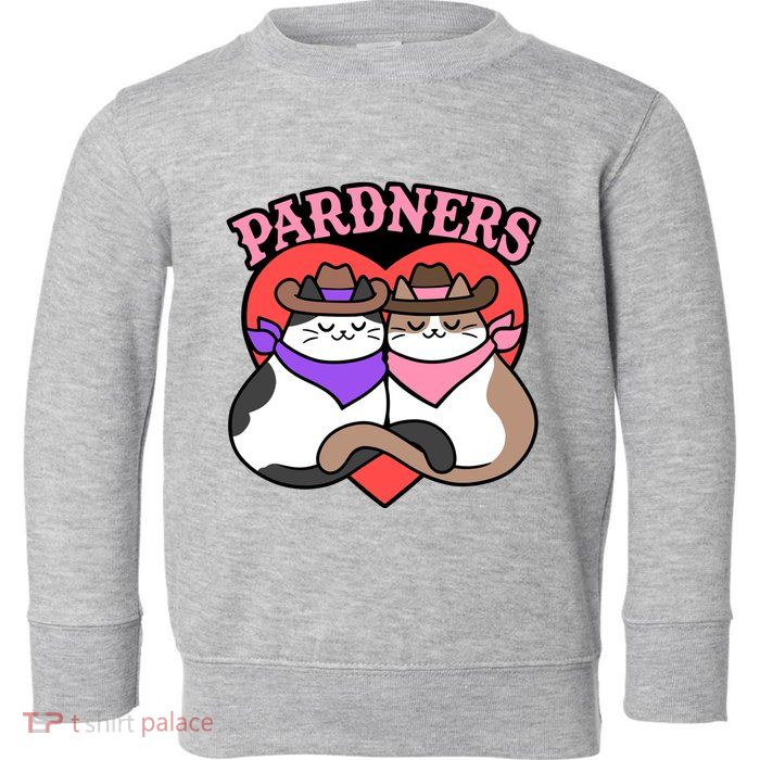 The Cat Hive Pardners Enamel Pin Toddler Sweatshirt
