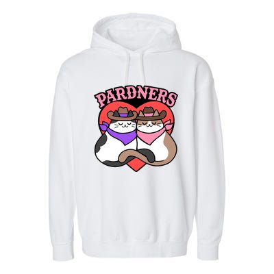 The Cat Hive Pardners Enamel Pin Garment-Dyed Fleece Hoodie