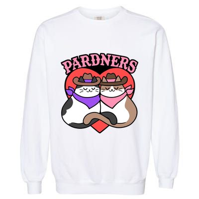 The Cat Hive Pardners Enamel Pin Garment-Dyed Sweatshirt