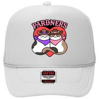 The Cat Hive Pardners Enamel Pin High Crown Mesh Back Trucker Hat