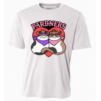 The Cat Hive Pardners Enamel Pin Cooling Performance Crew T-Shirt