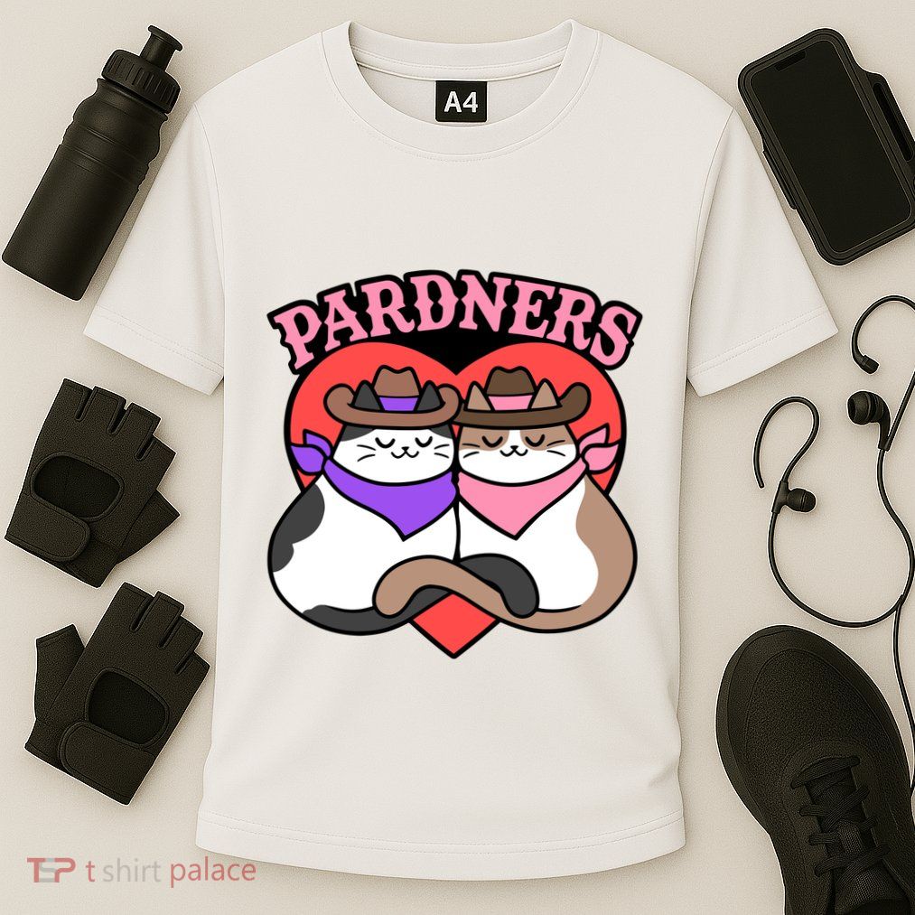 The Cat Hive Pardners Enamel Pin Performance Shirt