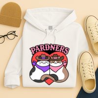 The Cat Hive Pardners Enamel Pin Hoodie
