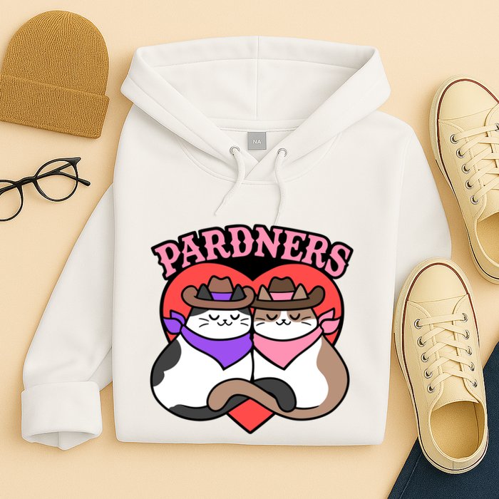 The Cat Hive Pardners Enamel Pin Hoodie