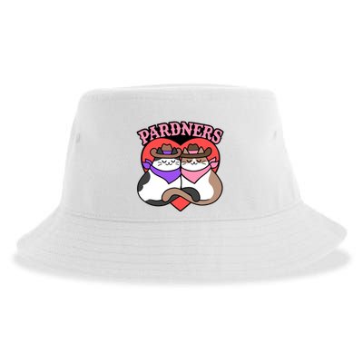 The Cat Hive Pardners Enamel Pin Sustainable Bucket Hat