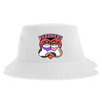 The Cat Hive Pardners Enamel Pin Sustainable Bucket Hat
