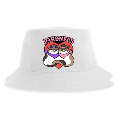 The Cat Hive Pardners Enamel Pin Sustainable Bucket Hat