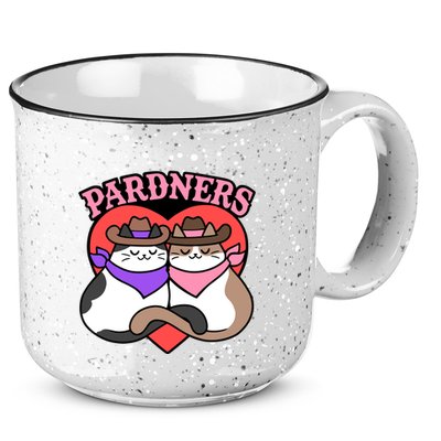 The Cat Hive Pardners Enamel Pin 15oz Campfire Ceramic Mug