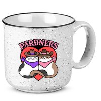 The Cat Hive Pardners Enamel Pin 15oz Campfire Ceramic Mug