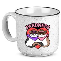 The Cat Hive Pardners Enamel Pin 15oz Campfire Ceramic Mug