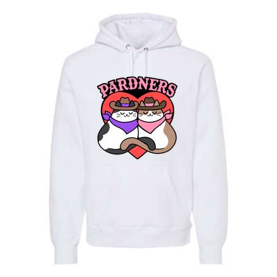 The Cat Hive Pardners Enamel Pin Premium Hoodie